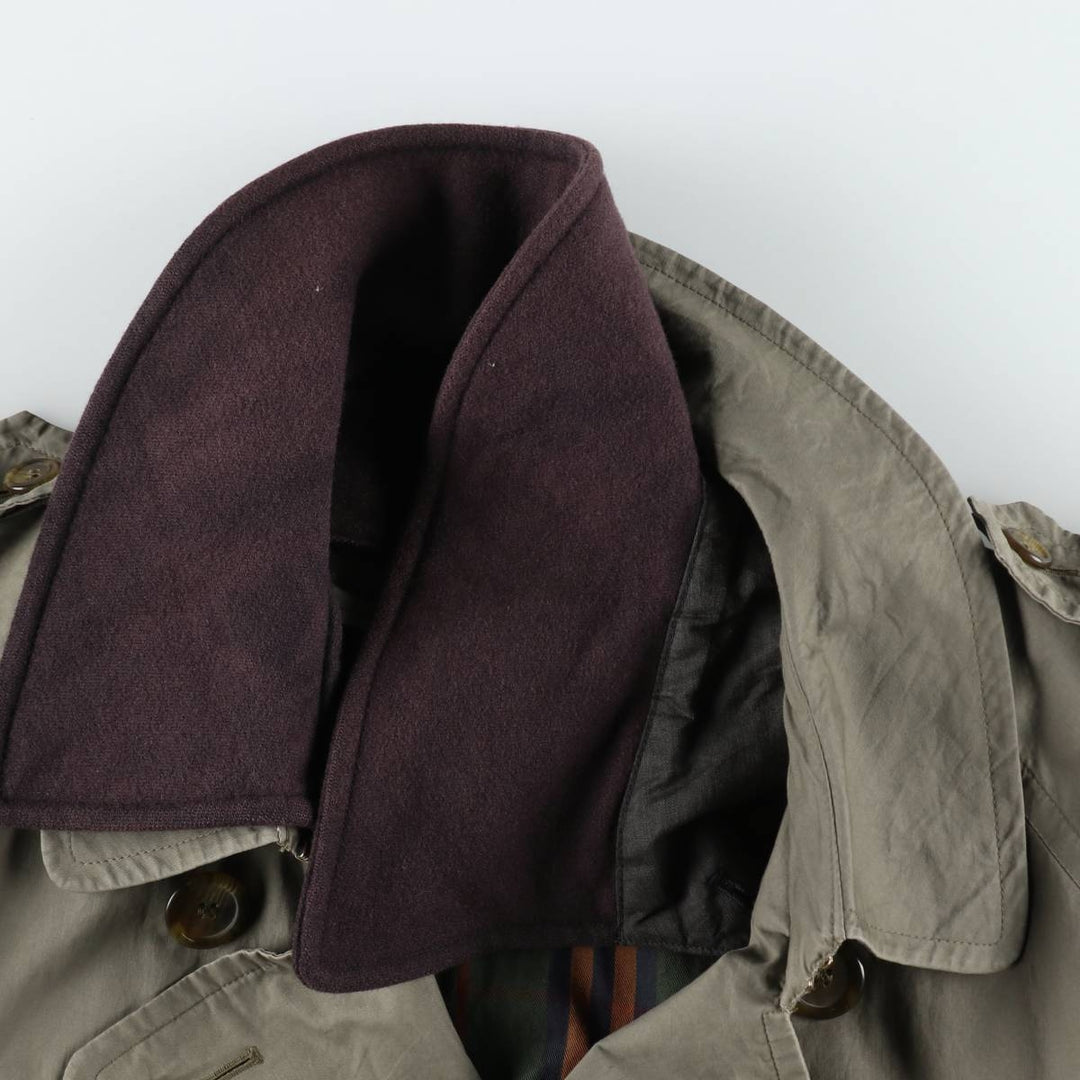 Burberry's BURBERRYS OF LONDON 100% cotton trench coat, men's XL size cotton Khaki type Vintage Second Hand