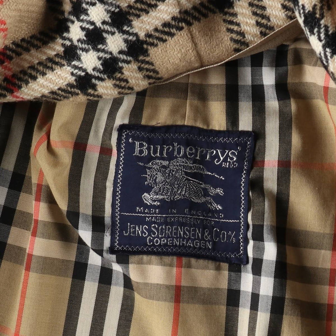Burberry trench coat, made in England, size M polyester Beige type Vintage Second Hand