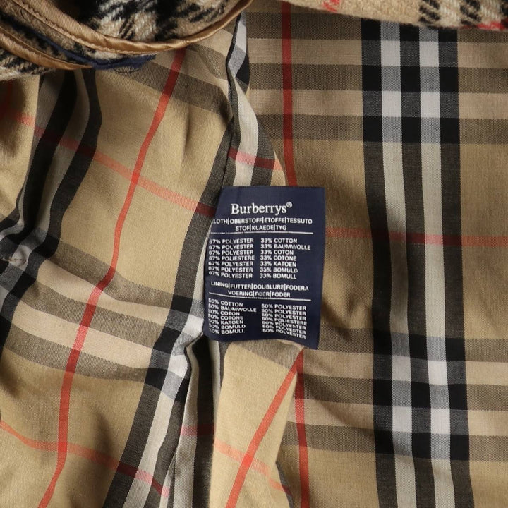 Burberry trench coat, made in England, size M polyester Beige type Vintage Second Hand