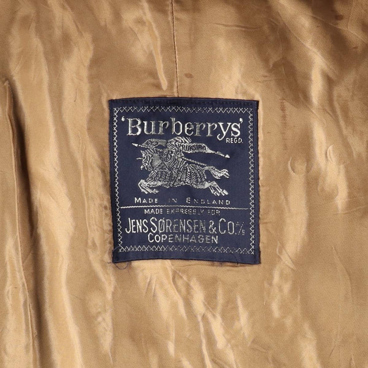 Burberry trench coat, made in England, size M polyester Beige type Vintage Second Hand