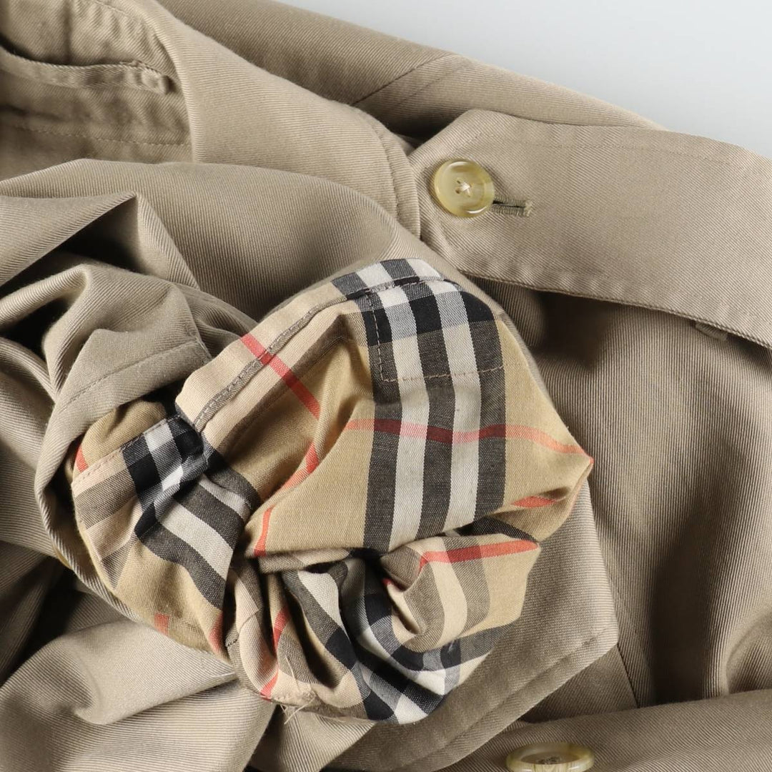 Burberry trench coat, made in England, size M polyester Beige type Vintage Second Hand