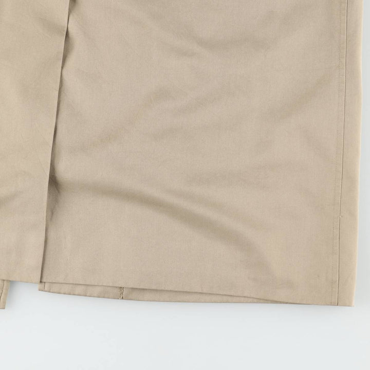 Burberry's Balmacaan coat, men's size L polyester Beige type Vintage Second Hand