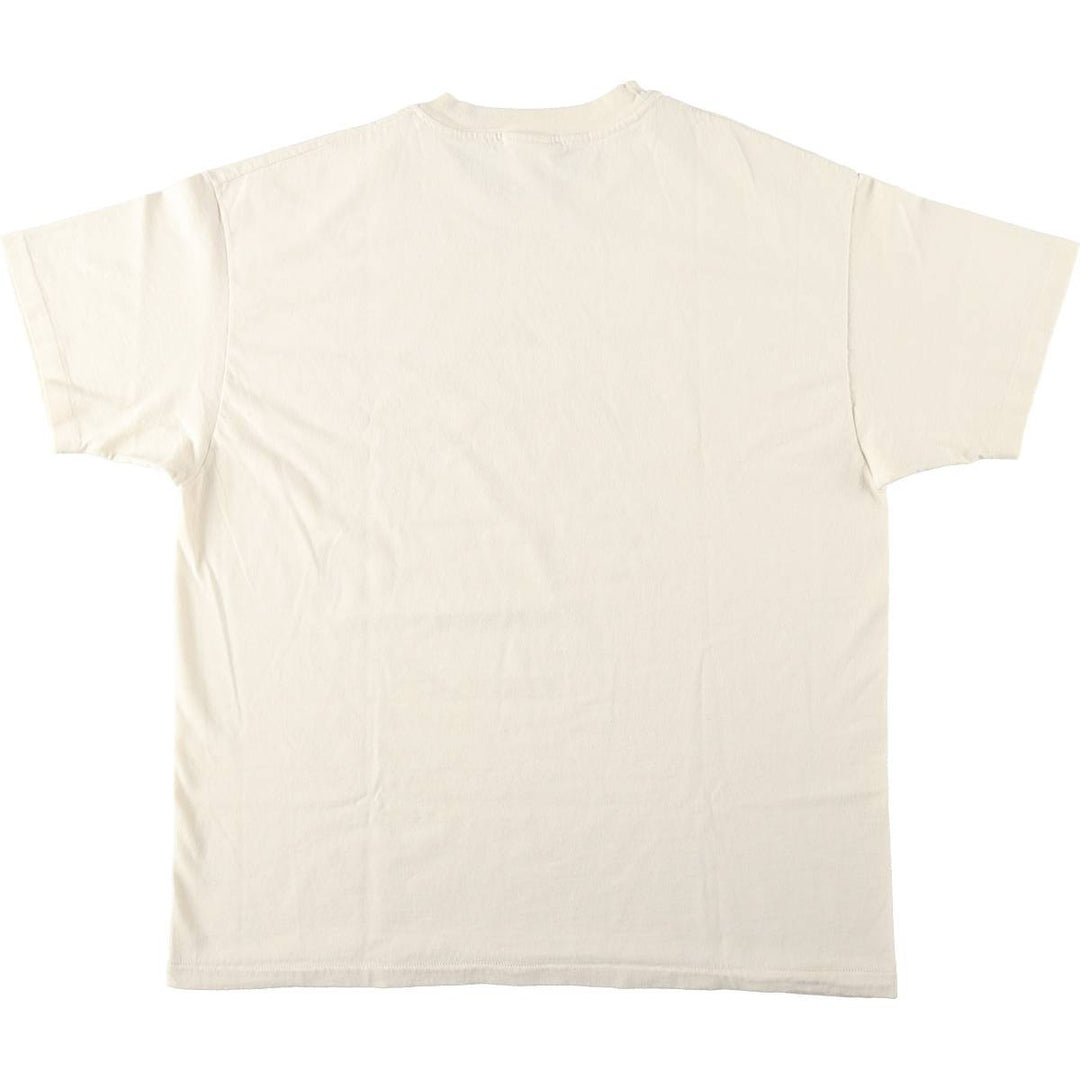 Vintage 90'S MAZE print T-shirt, men's size XL cotton Beige type Vintage Second Hand