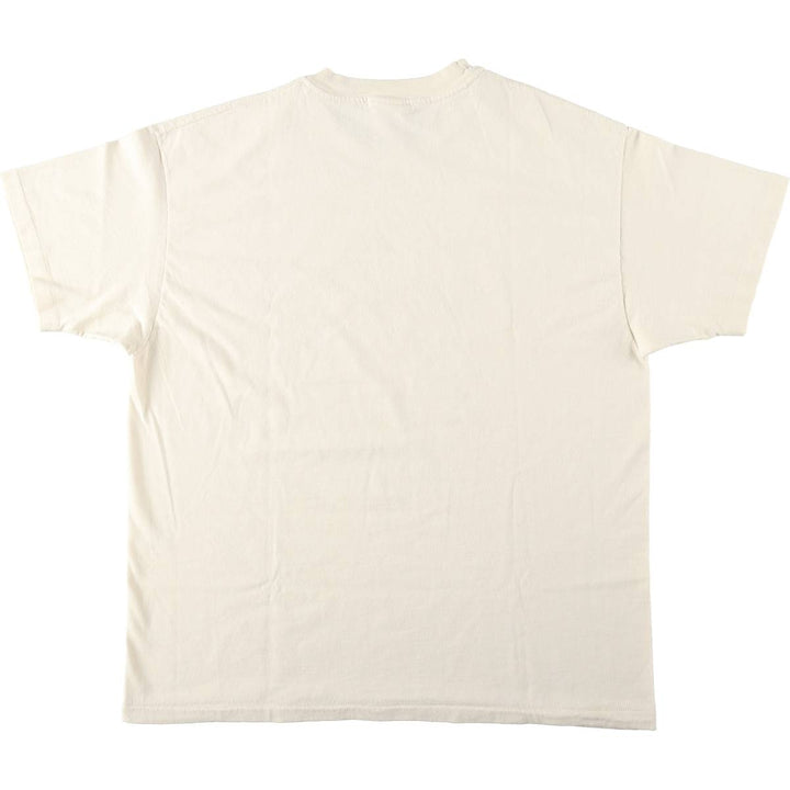 Vintage 90'S MAZE print T-shirt, men's size XL cotton Beige type Vintage Second Hand
