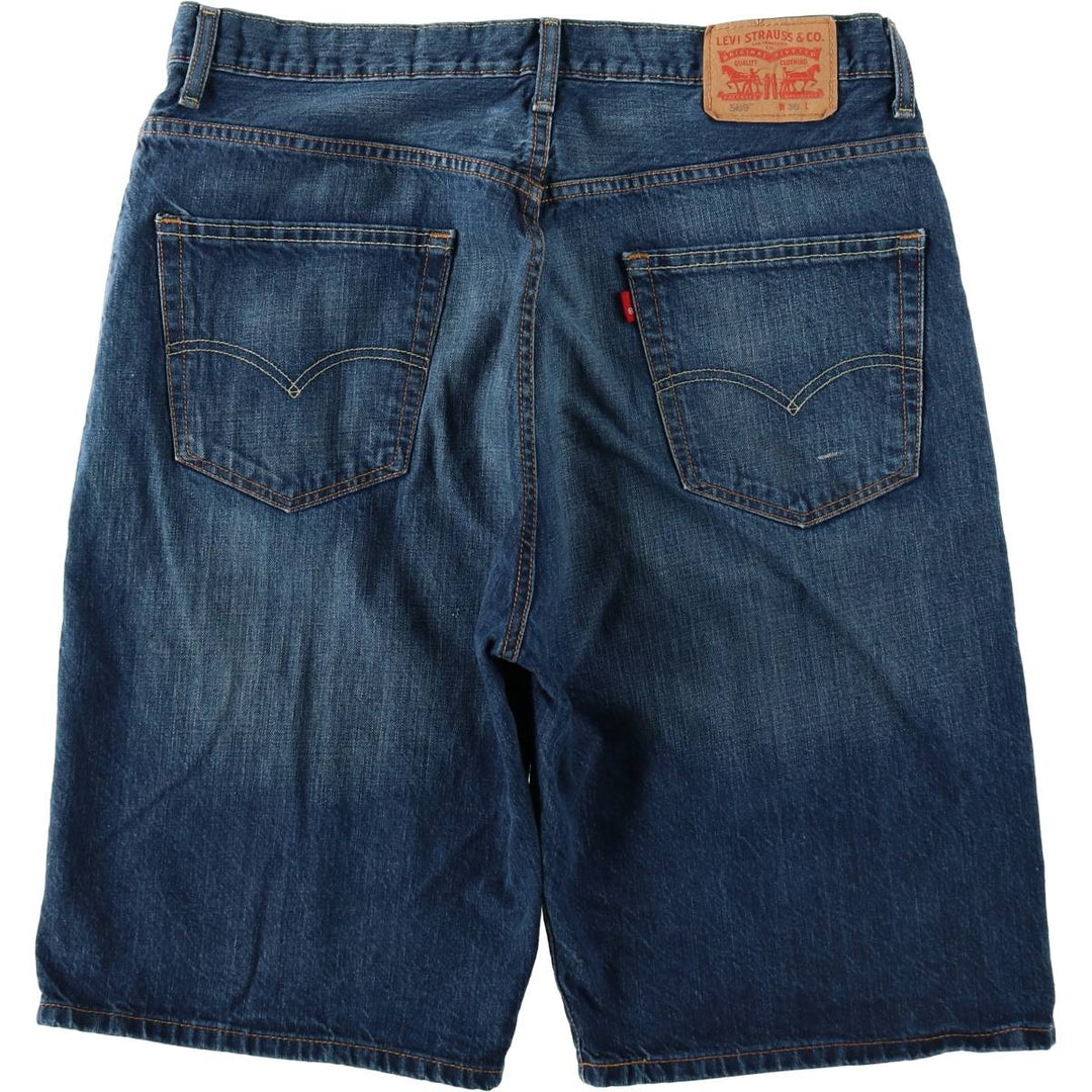 Levi's 569 Denim Shorts, Half Pants, Men's Size 37 cotton blue type Vintage Second Hand