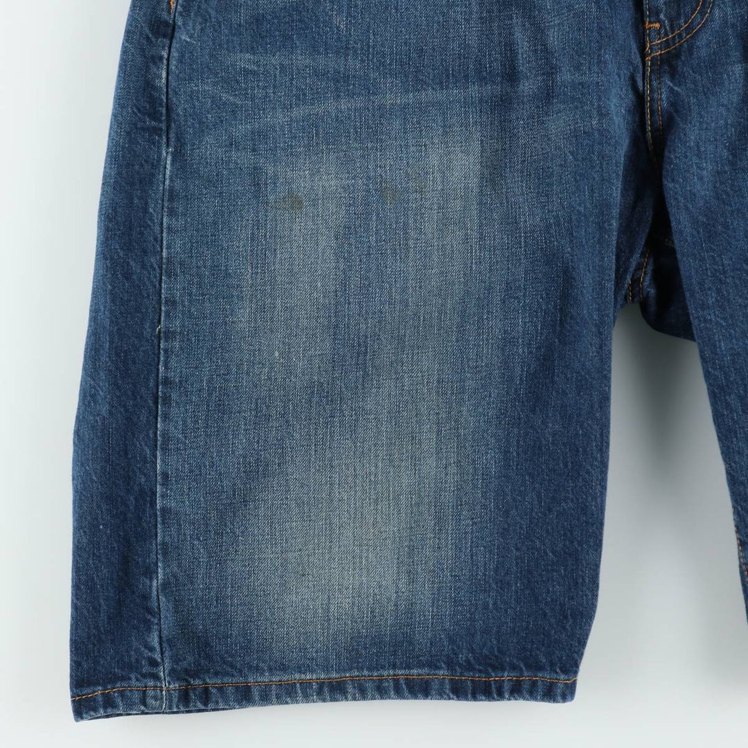 Levi's 569 Denim Shorts, Half Pants, Men's Size 37 cotton blue type Vintage Second Hand