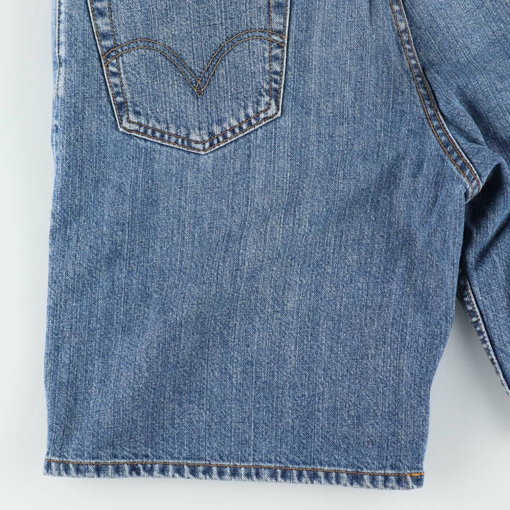 Levi's 550 Relaxed Fit Denim Shorts, Men's Size W36 cotton blue type Vintage Second Hand