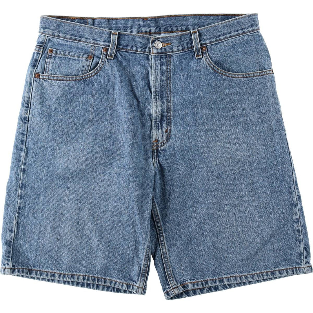 2000'S Levi's 550 Relaxed Fit Denim Shorts/Jorts Men's Size W37 cotton blue type Vintage Second Hand