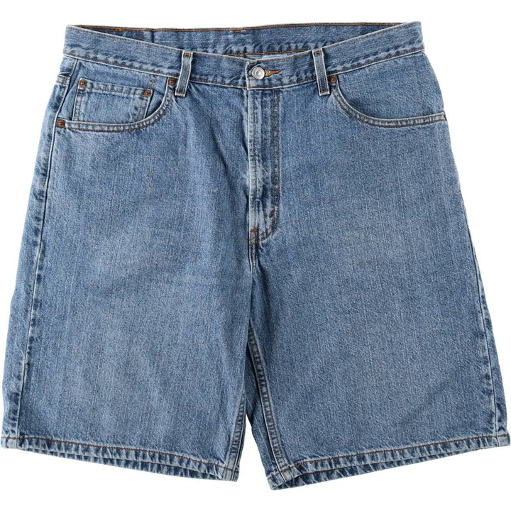 2000'S Levi's 550 Relaxed Fit Denim Shorts/Jorts Men's Size W37 cotton blue type Vintage Second Hand
