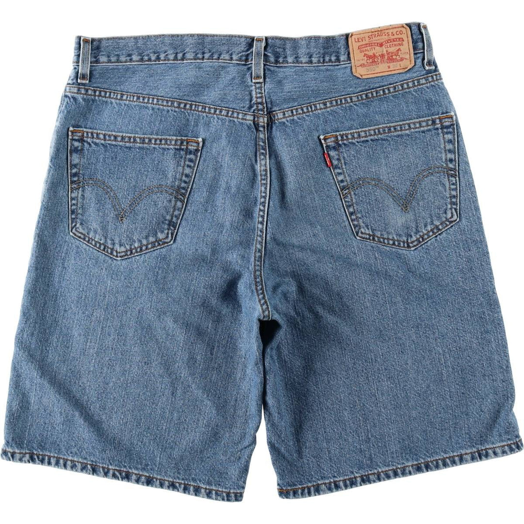 2000'S Levi's 550 Relaxed Fit Denim Shorts/Jorts Men's Size W37 cotton blue type Vintage Second Hand