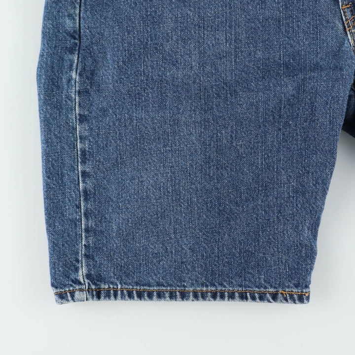 Levi's 505 denim shorts, men's size W37 (approx.) cotton blue type Vintage Second Hand