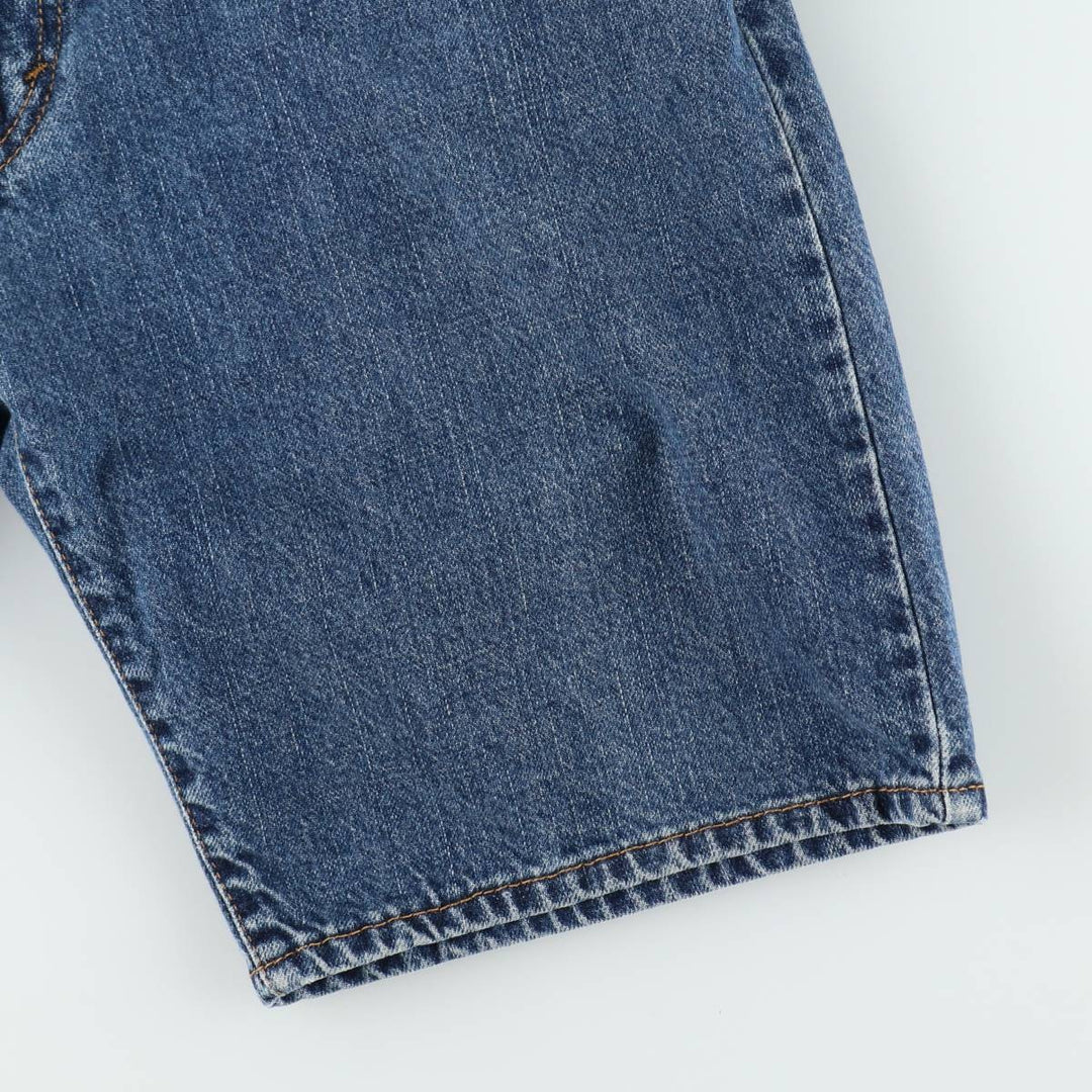 Levi's 505 denim shorts, men's size W37 (approx.) cotton blue type Vintage Second Hand