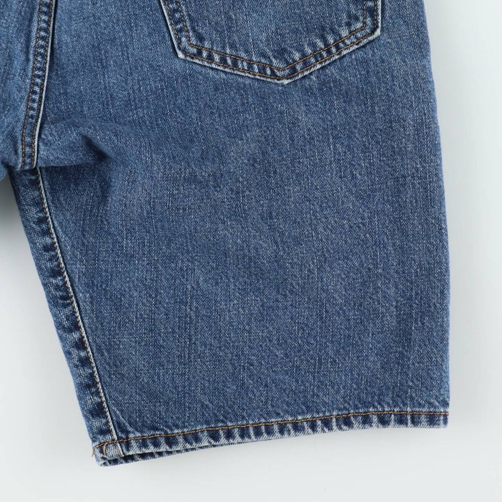 Levi's 505 denim shorts, men's size W37 (approx.) cotton blue type Vintage Second Hand