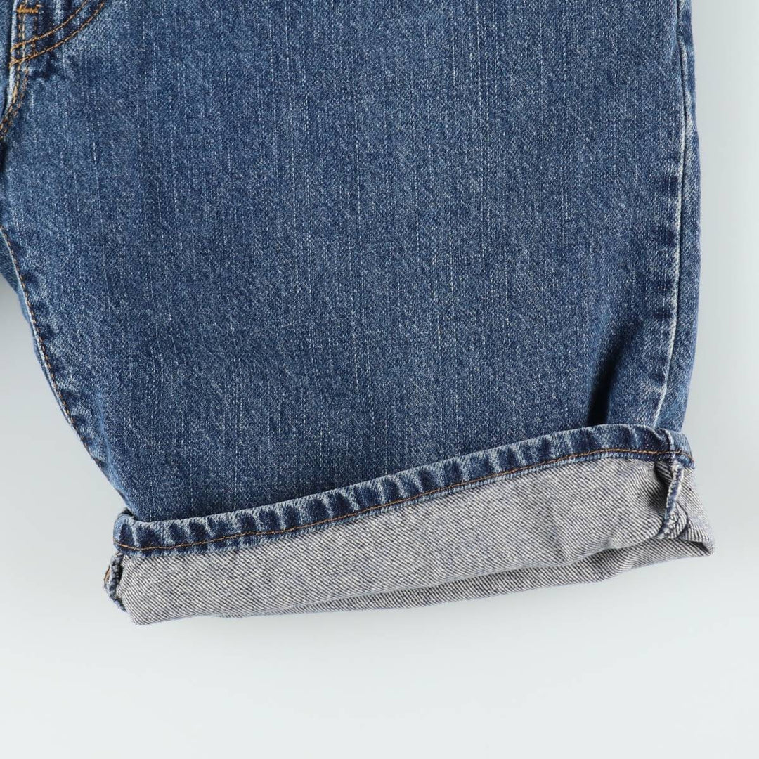 Levi's 505 denim shorts, men's size W37 (approx.) cotton blue type Vintage Second Hand