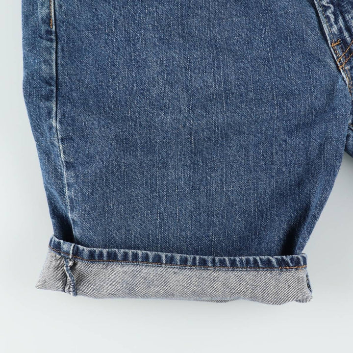 Levi's 505 denim shorts, men's size W37 (approx.) cotton blue type Vintage Second Hand