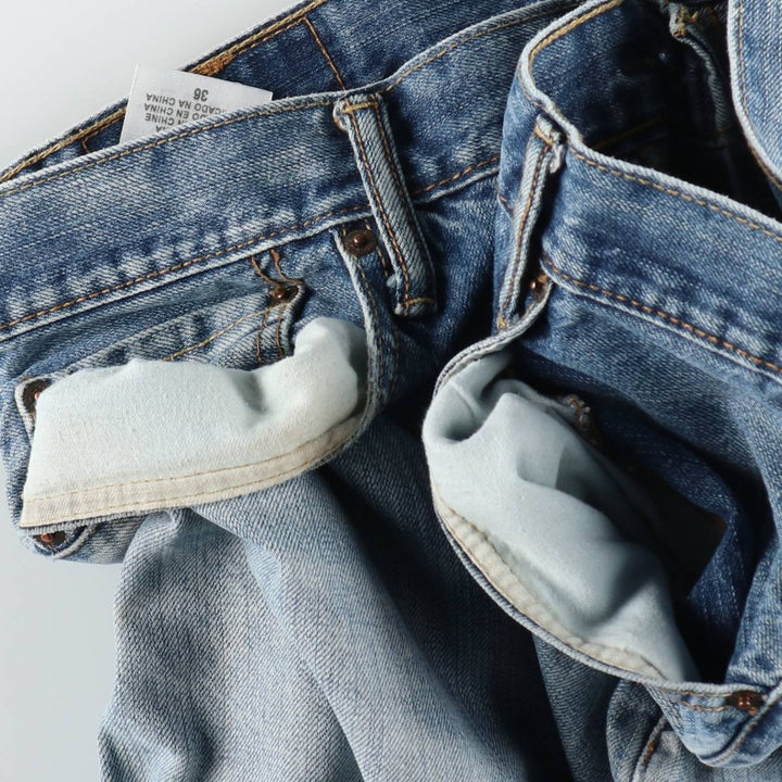 Levi's 569 Loose Straight Denim Shorts (Men's W37 equivalent) cotton blue type Vintage Second Hand
