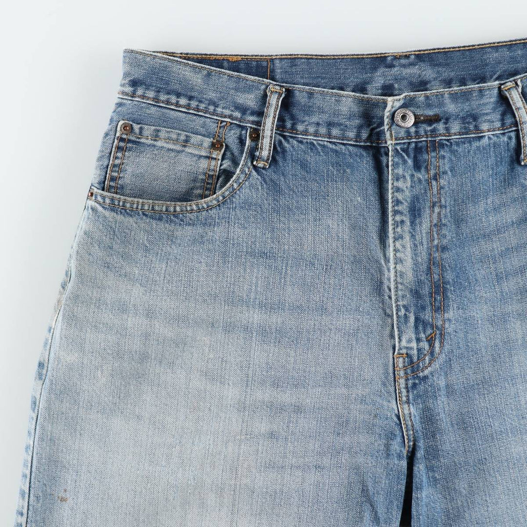 Levi's 569 Loose Straight Denim Shorts (Men's W37 equivalent) cotton blue type Vintage Second Hand