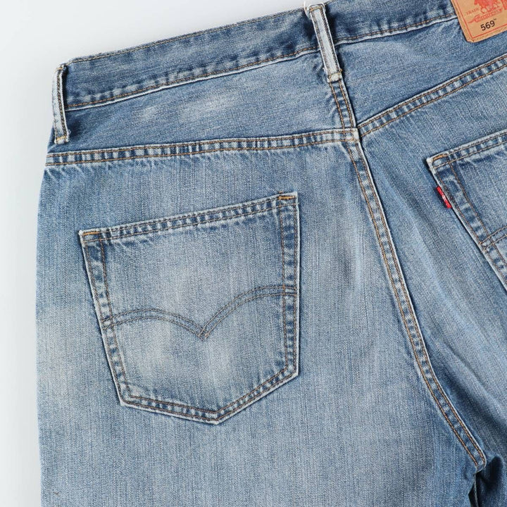 Levi's 569 Loose Straight Denim Shorts (Men's W37 equivalent) cotton blue type Vintage Second Hand
