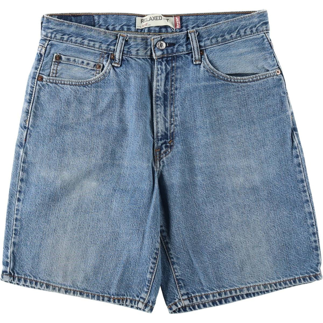 Levi's 550 Relaxed Fit Denim Shorts, Men's Size W34 cotton blue type Vintage Second Hand