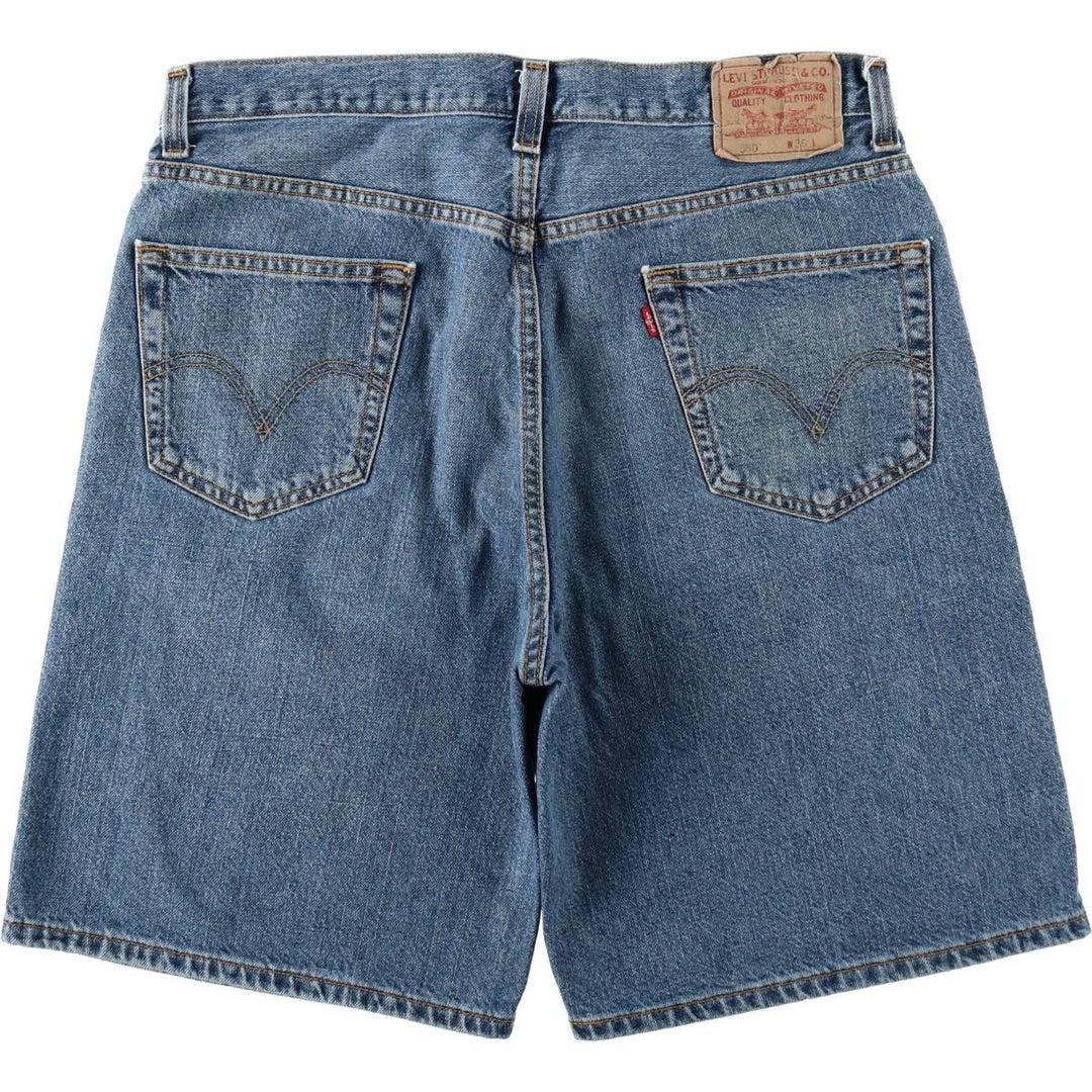 Levi's 550 Relaxed Fit Denim Shorts, Men's Size W36 cotton blue type Vintage Second Hand
