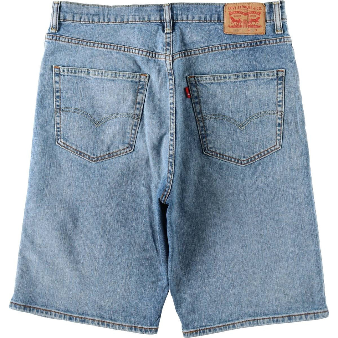 Levi's 569 denim shorts, half pants, jorts, men's size w36 cotton blue type Vintage Second Hand