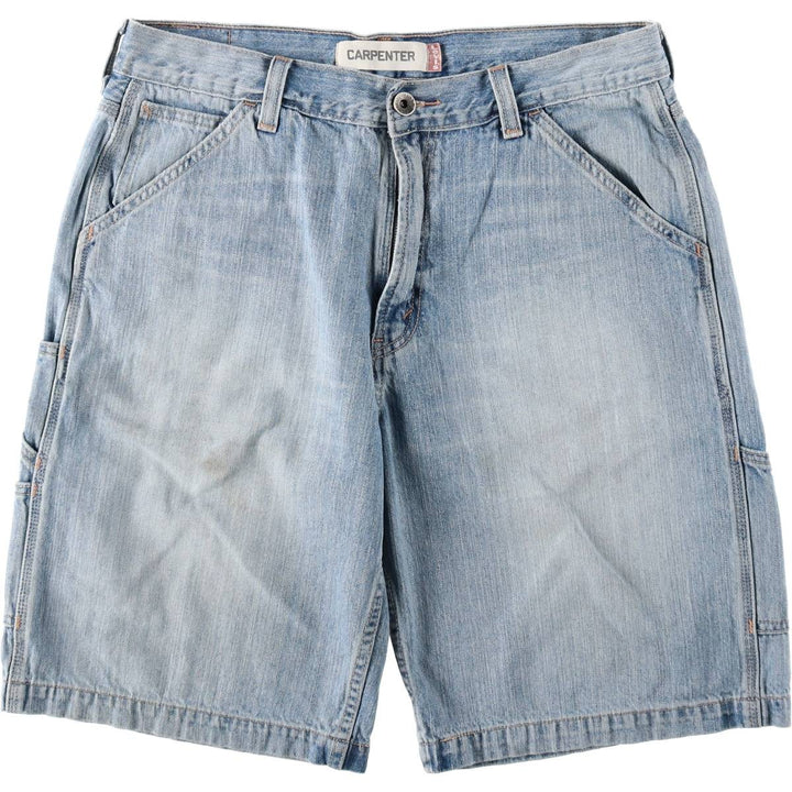Levi's CARPENTER denim shorts, men's size W36 (approx.). cotton Blue type light blue Vintage Second Hand