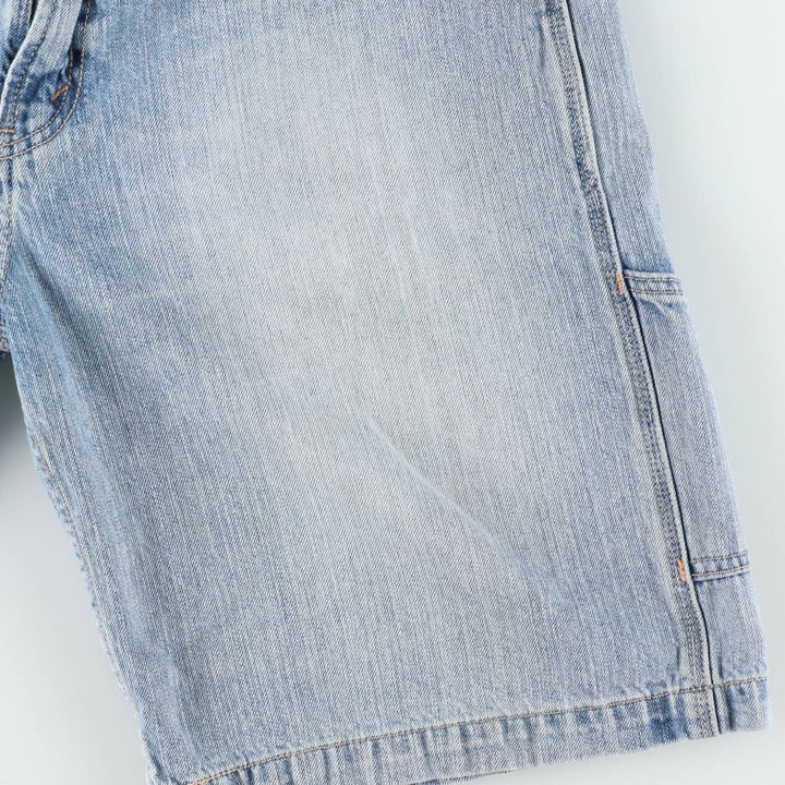 Levi's CARPENTER denim shorts, men's size W36 (approx.). cotton Blue type light blue Vintage Second Hand