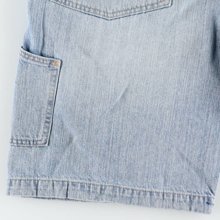 Levi's CARPENTER denim shorts, men's size W36 (approx.). cotton Blue type light blue Vintage Second Hand