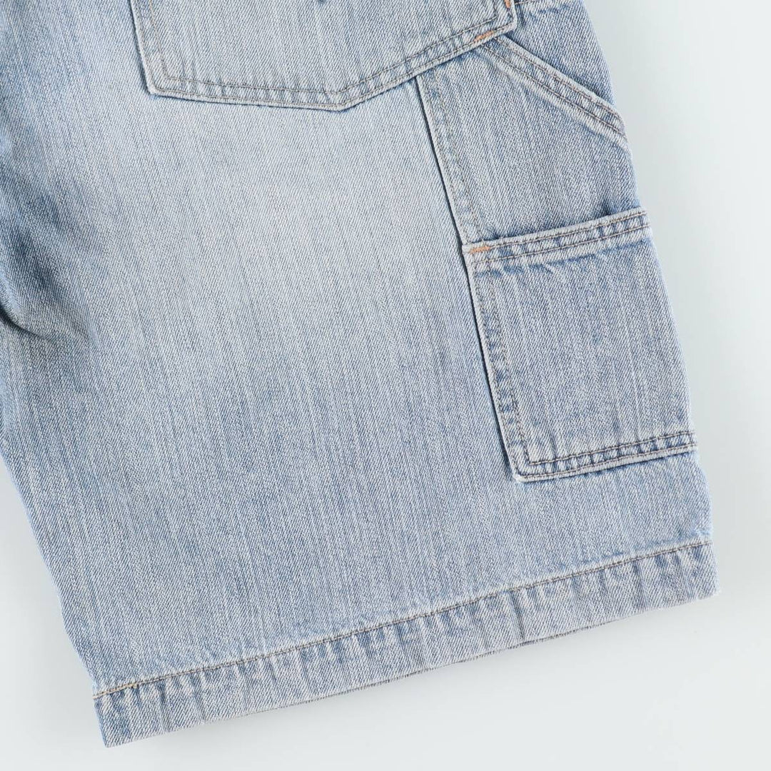 Levi's CARPENTER denim shorts, men's size W36 (approx.). cotton Blue type light blue Vintage Second Hand