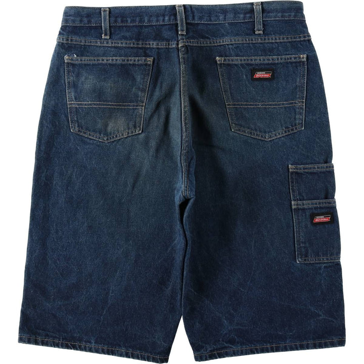 2000s-era Dickies denim shorts, men's size W37 (approx.) cotton blue type Vintage Second Hand