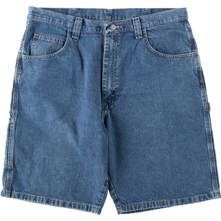 Wrangler CARPENTER Denim Painter Shorts, Shorts, Men's, W37 equivalent cotton blue type Vintage Second Hand