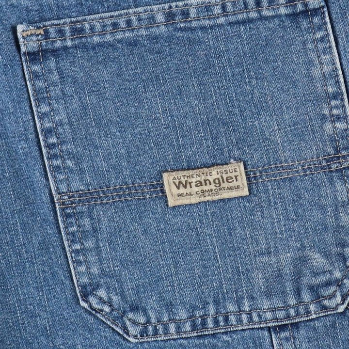 Wrangler CARPENTER Denim Painter Shorts, Shorts, Men's, W37 equivalent cotton blue type Vintage Second Hand