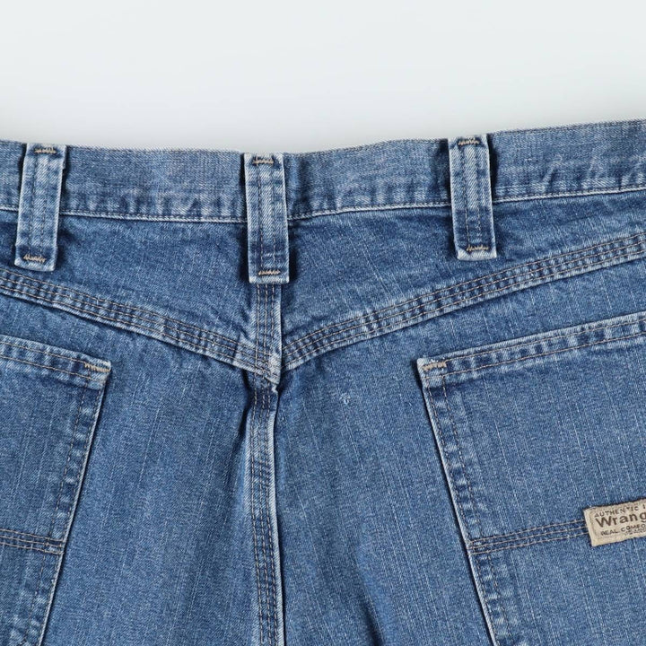 Wrangler CARPENTER Denim Painter Shorts, Shorts, Men's, W37 equivalent cotton blue type Vintage Second Hand