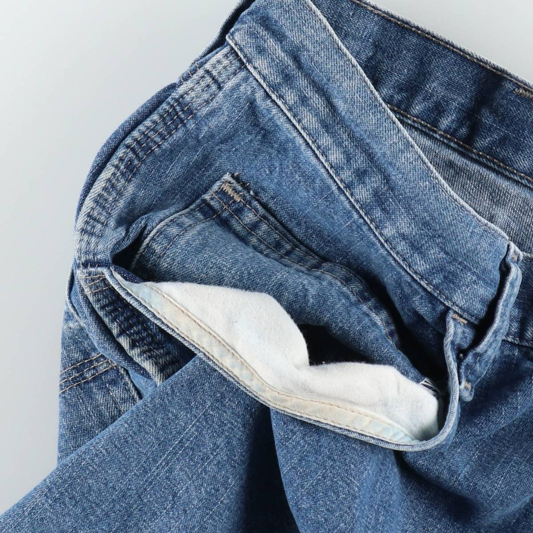 Wrangler CARPENTER Denim Painter Shorts, Shorts, Men's, W37 equivalent cotton blue type Vintage Second Hand