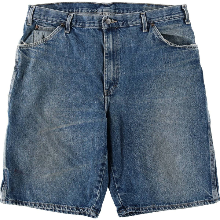 Dickies denim painter shorts, half pants, men's size w37 cotton blue type Vintage Second Hand