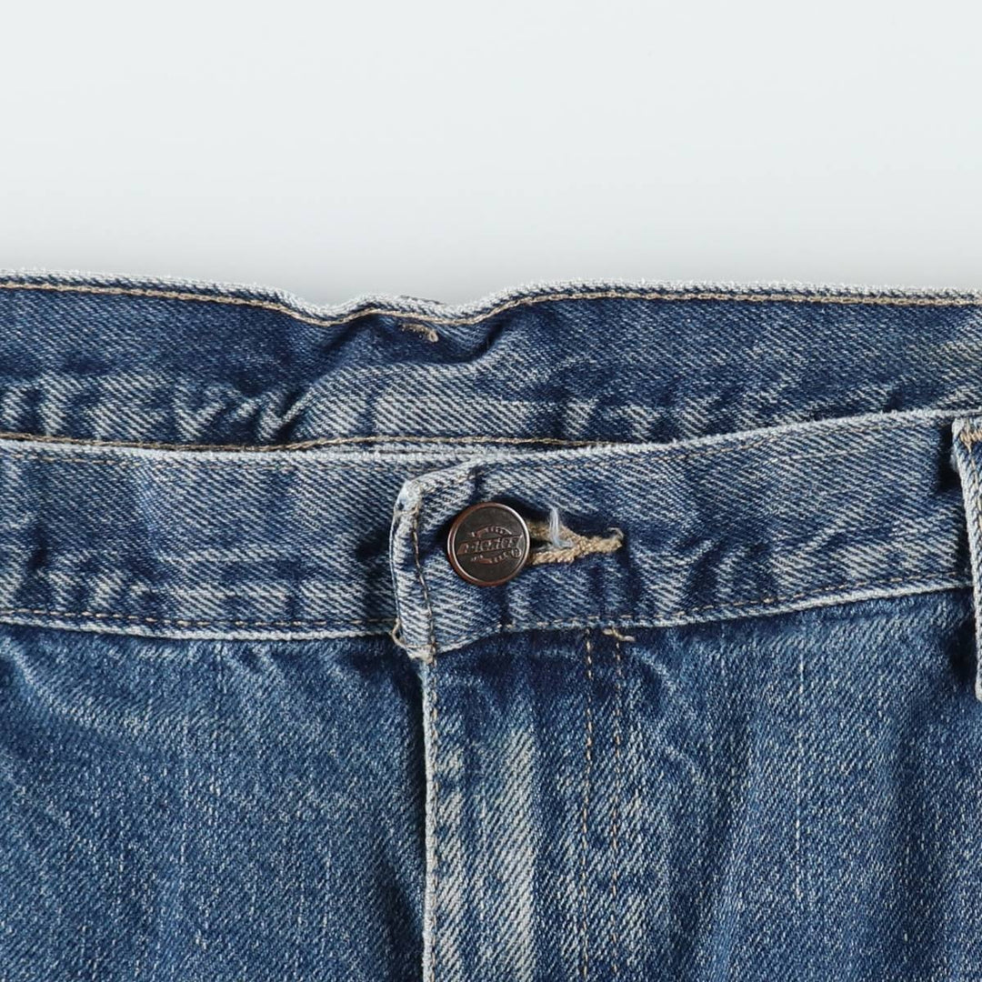 Dickies denim painter shorts, half pants, men's size w37 cotton blue type Vintage Second Hand