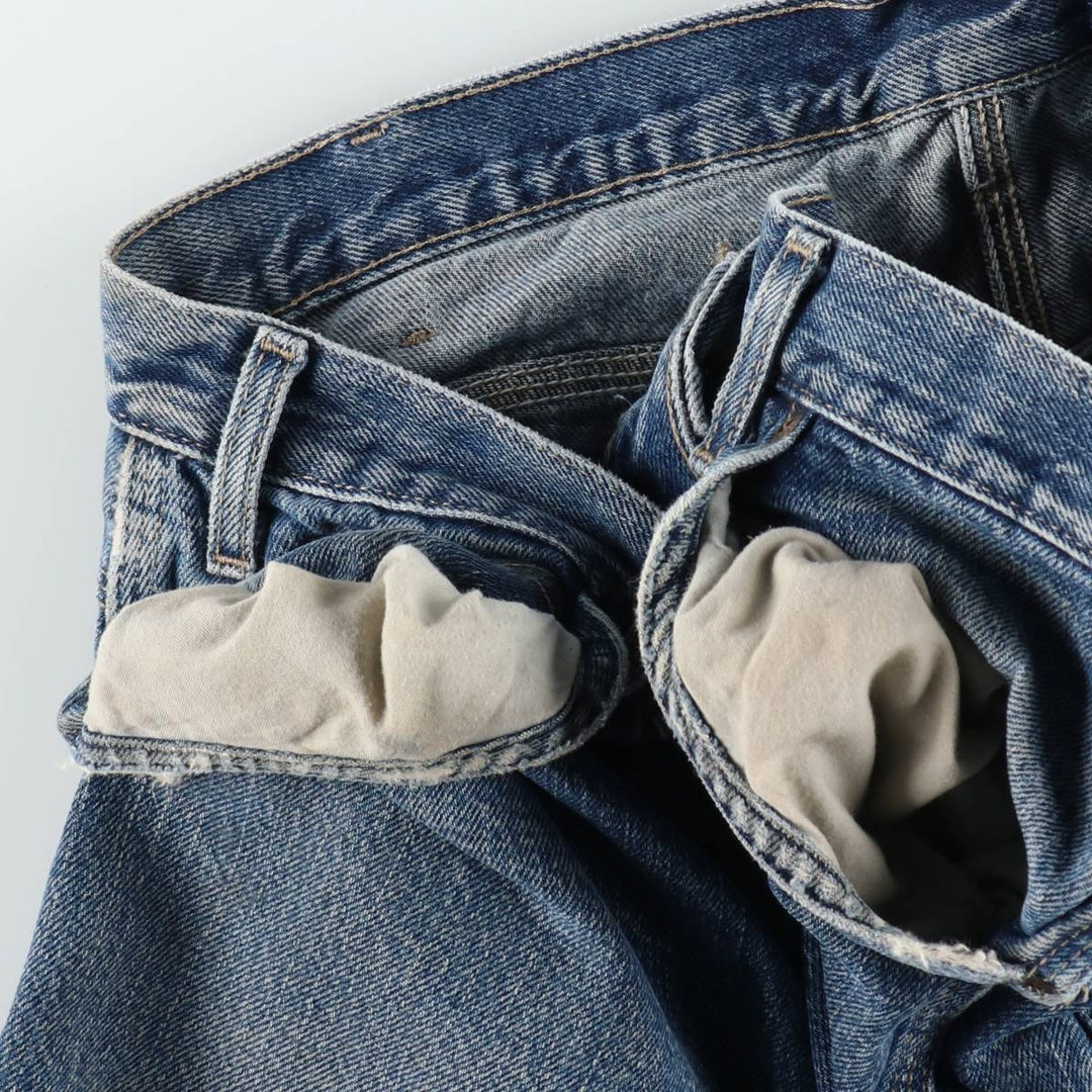Dickies denim painter shorts, half pants, men's size w37 cotton blue type Vintage Second Hand