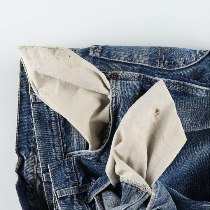 Dickies denim painter shorts, half pants, men's size w37 cotton blue type Vintage Second Hand