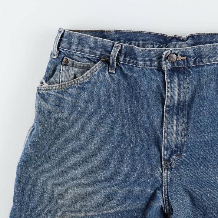 Dickies denim painter shorts, half pants, men's size w37 cotton blue type Vintage Second Hand