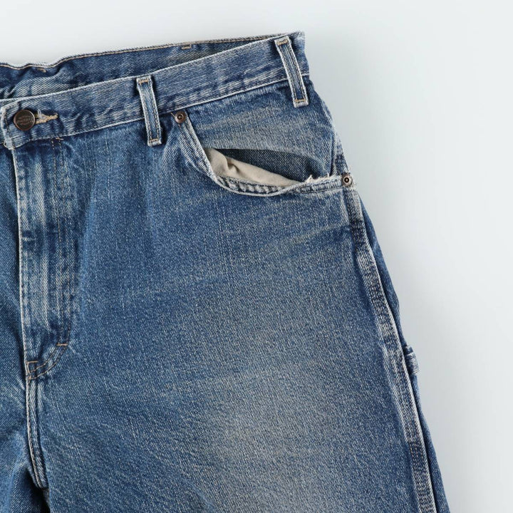 Dickies denim painter shorts, half pants, men's size w37 cotton blue type Vintage Second Hand