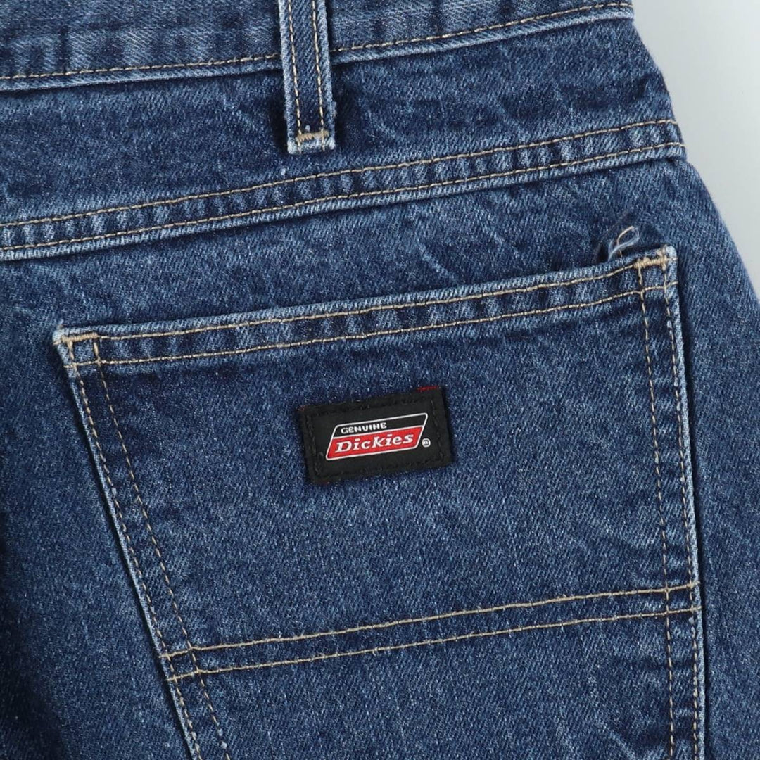 Dickies denim shorts, men's size W36 (approx.) cotton blue type Vintage Second Hand