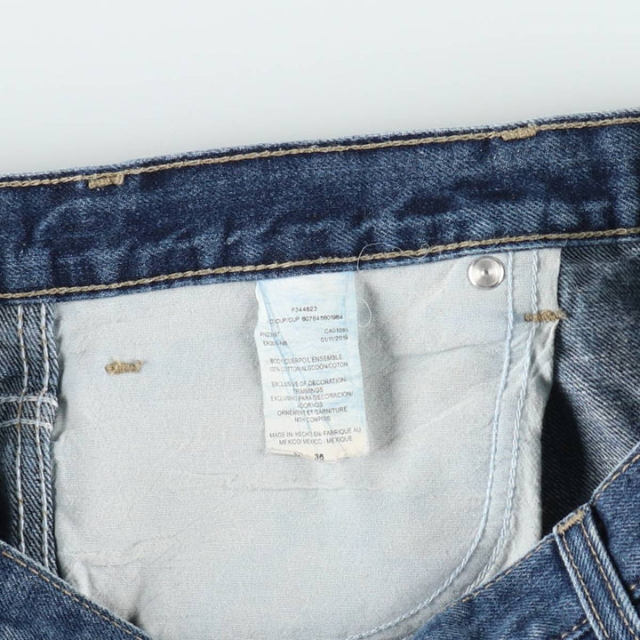 Dickies denim shorts, men's size W36 (approx.) cotton blue type Vintage Second Hand