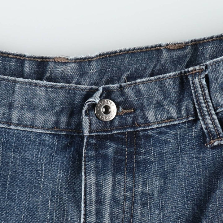 Wrangler denim cargo shorts, men's size W34 (approx.) cotton blue type Vintage Second Hand