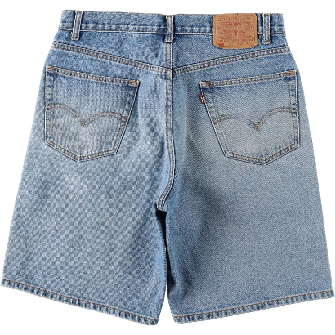 Levi's 550 Relaxed Fit Denim Shorts, Men's Size W34 cotton blue type Vintage Second Hand