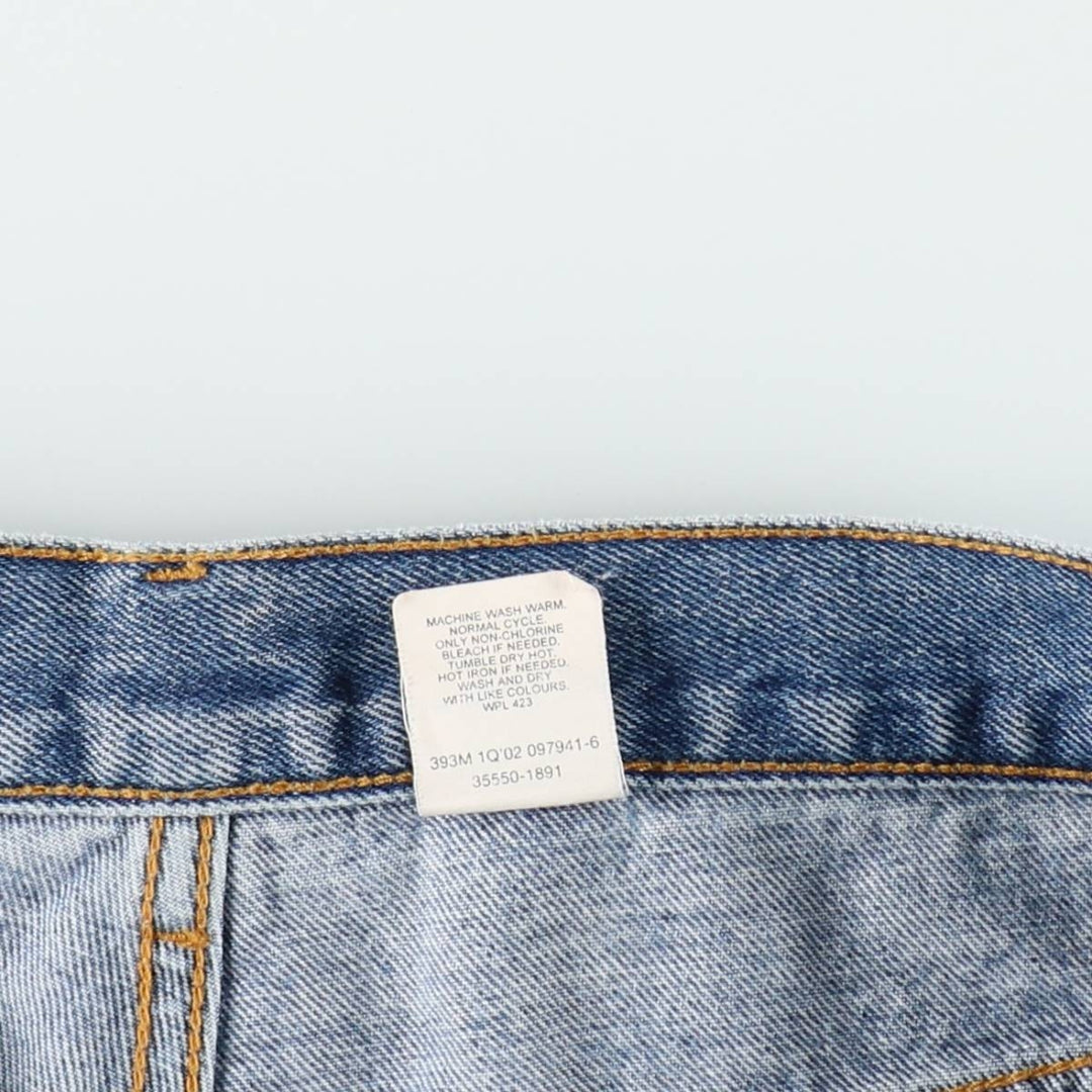 Levi's 550 Relaxed Fit Denim Shorts, Men's Size W34 cotton blue type Vintage Second Hand