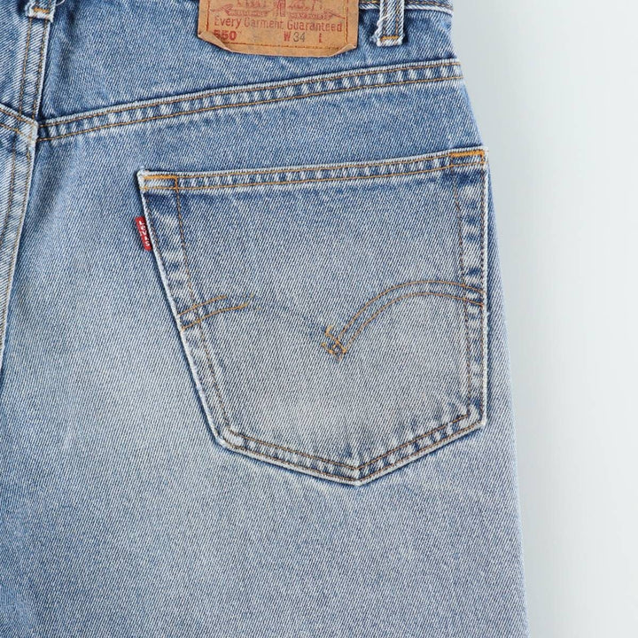 Levi's 550 Relaxed Fit Denim Shorts, Men's Size W34 cotton blue type Vintage Second Hand