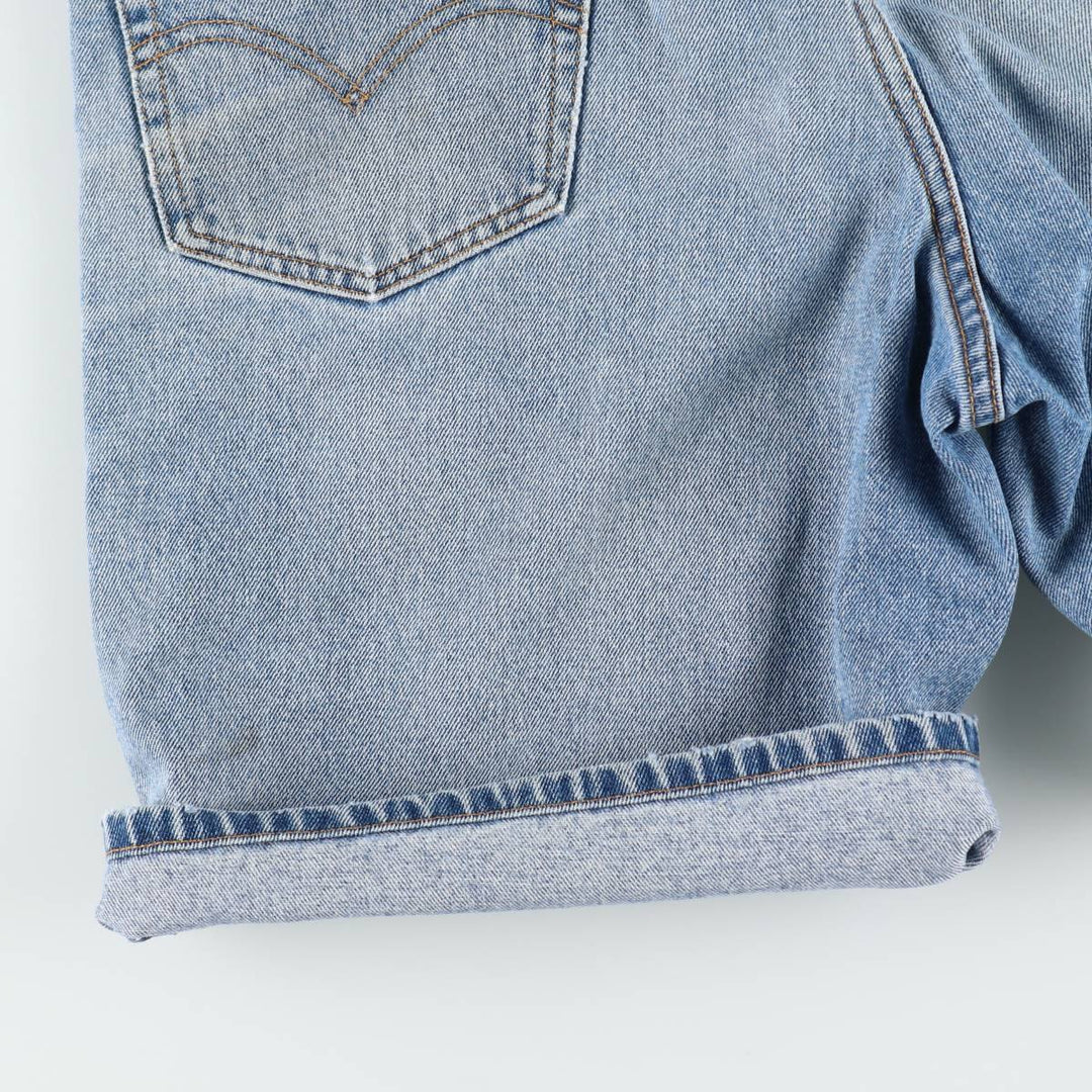 Levi's 550 Relaxed Fit Denim Shorts, Men's Size W34 cotton blue type Vintage Second Hand