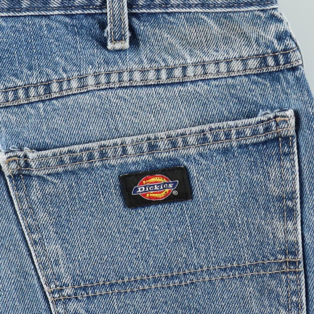 Dickies denim shorts, men's size W37 (approx.) cotton blue type Vintage Second Hand
