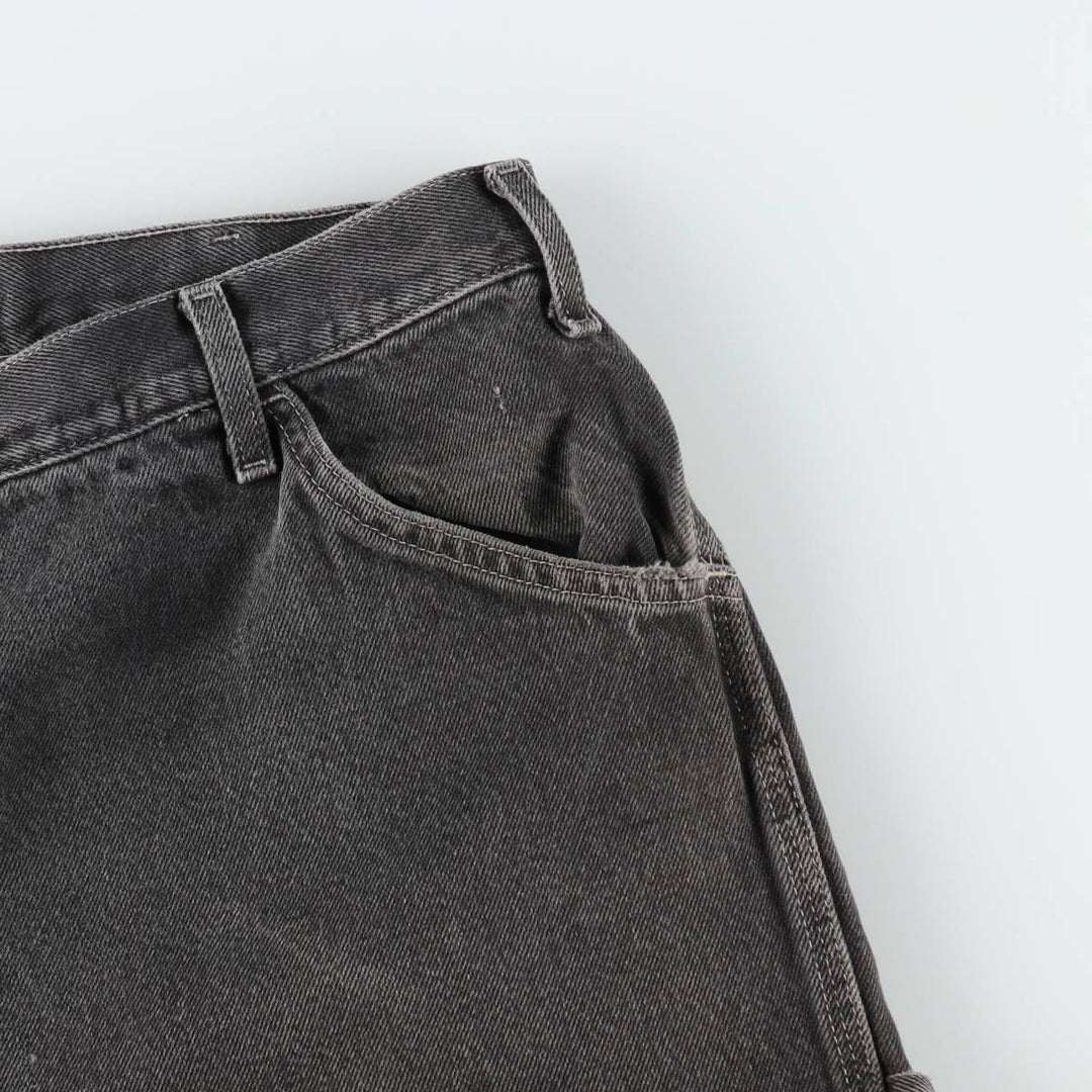 Dickies denim painter shorts, half pants, men's, w35 equivalent unclear black type Vintage Second Hand
