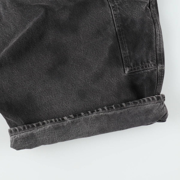 Dickies denim painter shorts, half pants, men's, w35 equivalent unclear black type Vintage Second Hand